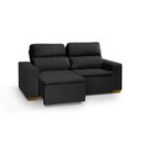 Ver imagem 2 de Sofá Modular 3 Lugares Búzios 195cm com Molas, Retrátil e Reclinável com Tecido Veludo Nobre Sofatec