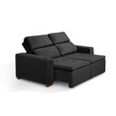 Ver imagem 4 de Sofá Modular 3 Lugares Búzios 195cm com Molas, Retrátil e Reclinável com Tecido Veludo Nobre Sofatec