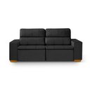 Ver imagem 5 de Sofá Modular 3 Lugares Búzios 195cm com Molas, Retrátil e Reclinável com Tecido Veludo Nobre Sofatec