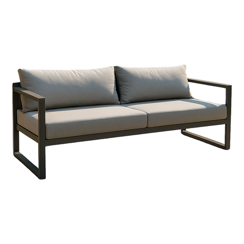 Sofá de Design Leblon para Lounge e Varanda com Almofadas Confortáveis