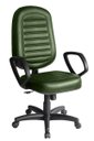 Ver imagem 1 de Cadeira Presidente para Escritório Linha Blenda Verde