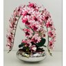 Arranjo De Flores Orquídeas 3D Toque Real Com Vaso - Cris - 4