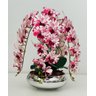 Arranjo De Flores Orquídeas 3D Toque Real Com Vaso - Cris - 1