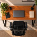 Ver imagem 7 de Conjunto de Escritório com Mesa 110cm e Cadeira Diretor Relax Encosto Alto em Tela Mesh Preto
