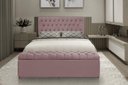 Ver imagem 2 de Kit Painel e Calçadeira Imperatriz 138 cm Suede Rosê