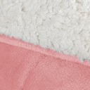 Ver imagem 3 de Edredom Coberdrom Esquimó Queen Sherpa Toque Lã Carneiro - Rosa - 100% Poliéster