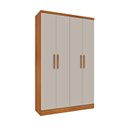 Ver imagem 6 de Conjunto Infantil Completo com Cama 100% MDF, Guarda Roupa e Cômoda Harmonia Espresso Móveis