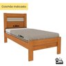 Conjunto Infantil Completo com Cama 100% MDF, Guarda Roupa e Cômoda Harmonia Espresso Móveis - 13