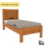 Conjunto Infantil Completo com Cama 100% MDF, Guarda Roupa e Cômoda Harmonia Espresso Móveis - 14