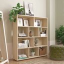 Ver imagem 2 de Armário Rack Livreiro Book com 10 Nichos - Artely