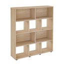 Ver imagem 1 de Armário Rack Livreiro Book com 10 Nichos - Artely