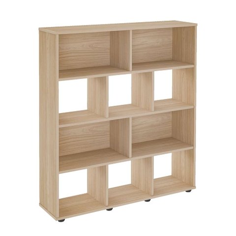 Armário Rack Livreiro Book com 10 Nichos - Artely