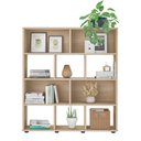Ver imagem 6 de Armário Rack Livreiro Book com 10 Nichos - Artely