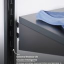 Ver imagem 4 de Closet Aberto Modulado para Solteiro 125cm Aria Preto