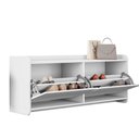 Ver imagem 6 de Sapateira Cecília 2 Portas 4 Nichos 130cm MDF-MDP Branco