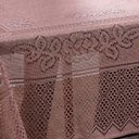 Ver imagem 3 de Toalha de Mesa Interlar Renda 100% Poliéster Retangular Color 150m X 220m 6 Lugares Rose
