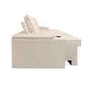 Ver imagem 5 de Sofá 2,30m Retrátil e Reclinável com Usb – Grande, Confortável e Moderno para Sala de Estar:bege