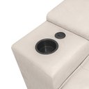 Ver imagem 3 de Sofá 2,30m Retrátil e Reclinável com Usb – Grande, Confortável e Moderno para Sala de Estar:bege