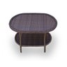 Conjunto de Poltronas Fibra Sintética Karibe - 2 Poltronas + 1 Mesa Centro - Tecido Corda Náutica - 3