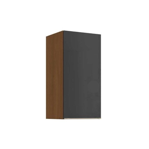 Armário Aéreo P/ Cozinha Vibra T642 C/ 1 Porta 40cm Canela/grafite Lacca - Kappesberg