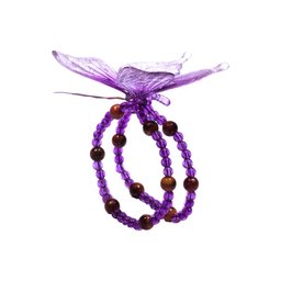 Porta Guardanapo Borboleta 4 Peças Premium Roxo - 4