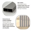 Ver imagem 7 de Divisória de ambiente Wpc 270cm X 10cm X 3,5cm 1unidade Formaco Decor