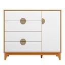 Ver imagem 7 de Quarto Completo Guarda Roupa e Cômoda Ipê em Mdf