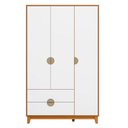 Ver imagem 6 de Quarto Completo Guarda Roupa e Cômoda Ipê em Mdf