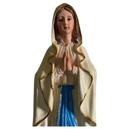 Imagem De Nossa Senhora De Lourdes Em Resina Especial 31 Cm - 2