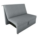 Ver imagem 3 de Sofá Cama Dominion 2 Lugares Reclinável 113cm Cinza