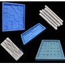 Kit 5 Formas Silicone Gesso Parede 3D - 1