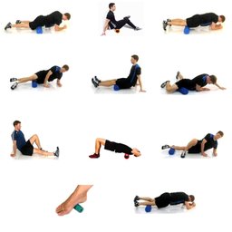 Rolo Massagem Foam Roller Liberação Miofascial Yoga Verde - 4