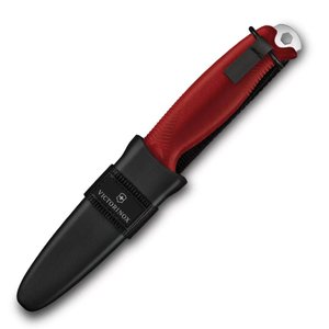 Faca Victorinox Venture - Lâmina Fixa - Cabo Antiderrapante - 5 Funções - Vermelha - 3.0902