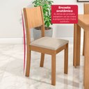 Ver mais imagens de Conjunto Sala de Jantar Mesa Easy Line com 6 Cadeiras Linho Amêndoa
