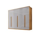 Ver imagem 3 de Guarda-roupa 6 Portas 6 Gavetas 100% Mdf Zeus Yescasa
