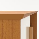 Ver imagem 3 de Rack para Tv até 55 Polegadas 1 Porta com Puxador em Madeira Maciça Nero 136cm Retrô