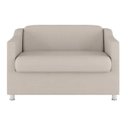 Ver imagem 3 de Namoradeira Elegante 2 Lugares Sala de Estar – Balaqui Decor Cor:Bege