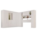 Ver imagem 2 de Guarda-roupa de Canto com Espelho Modulado 11 Portas 2 Gavetas Brasil