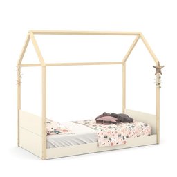 Cama Infantil Kids Liv Off White/Natural - Matic Móveis - 2 Cama Infantil Kids Liv Off White/Natural - Matic Móveis - 2