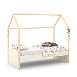 Cama Infantil Kids Liv Off White/Natural - Matic Móveis - 1 Cama Infantil Kids Liv Off White/Natural - Matic Móveis - 1