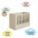 Ver mais imagens de Conjunto Quarto de Bebê Completo Berço com Colchão Guarda-Roupas Cômoda