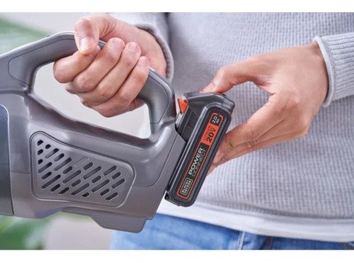 Aspirador de Pó sem Fio Black Decker Filtro Hepa Lavável 20v Cor Cinza 110v - 6