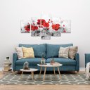 Ver imagem 3 de QUADRO MOSAICO HORIZONTAL MDF - UNIDADE -:FLORES VERMELHA