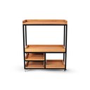 Ver imagem 7 de Carrinho Aparador Adega Bar Café Madeira Maciça Industrial