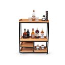 Ver imagem 6 de Carrinho Aparador Adega Bar Café Madeira Maciça Industrial