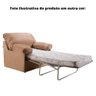 Sofá-cama 1 Lugar MH-1496 Herval Colchão Solteiro Bege K - 3