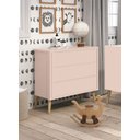 Ver imagem 2 de Cômoda Gaveteiro Théo New Rosa Fosco com Natural - Reller