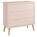Ver imagem 1 de Cômoda Gaveteiro Théo New Rosa Fosco com Natural - Reller