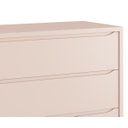 Ver imagem 4 de Cômoda Gaveteiro Théo New Rosa Fosco com Natural - Reller