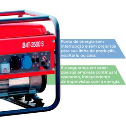 Gerador Portátil Branco B4t-2500s 2200w Monof 110v/220v P.m - 4